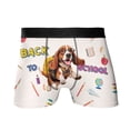 thumbnail image 1 of Back to School Cute Basset Hound All Over Print Boxer Briefs Underwear for Men Dad Bassets Dog Breed Lovers Gifts Idea - 13010, 1 of 6