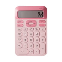 Back to School Cute Calculator Small Portable Scientific Calculator For Students 12 Digits Mini Body Plastic Keys Non-slip Bottom Pad Clear Keys