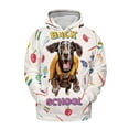 thumbnail image 1 of Back to School Cute German Shorthaired Pointer All Over Print 3D Hoodie Unisex Merch Hoodies GSP Lover Dog Gift - 13010, 1 of 6