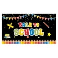 thumbnail image 1 of Back to School Decorations Colorful of School Banner for Classroom, Student, Elementary and Parties Welcome Back to School Party Decorations Backdrop, 1 of 4