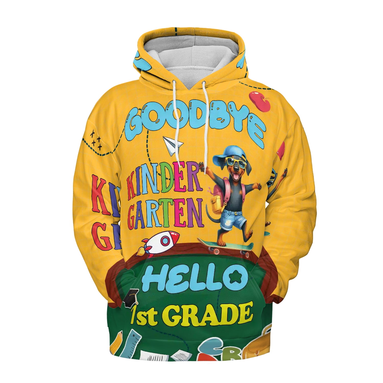 Back to School Doberman Pinscher Goodbye Kindergarten Hello 1st Grade ...