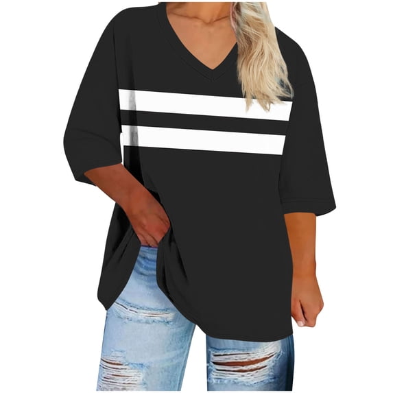 Fall T Shirts Quarter Sleeve Tops for Women Blouse My Reorder List
