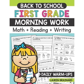 First Grade Morning Work Workbooks Back to School First Grade Morning Work: Math, Reading, and Writing, Book 1, (Paperback)