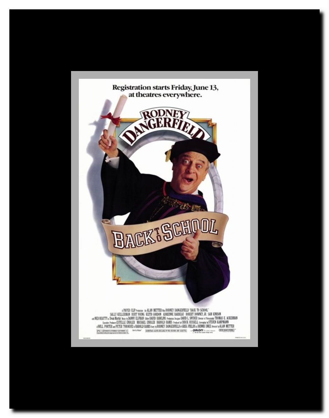 Back to School Framed Movie Poster