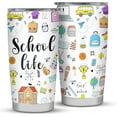 thumbnail image 1 of Back to School Gifts for Students, 20oz Stainless Steel Tumbler for Student Welcome Back to School Gifts, Back to School Gift Tumbler for Her, 1 of 7