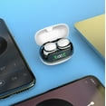 thumbnail image 1 of Back to School Gifts under $5 Mini Bluetooth Headset Earplug Type Ultra-low Power Digital Display Low Delay on Clearance, 1 of 7