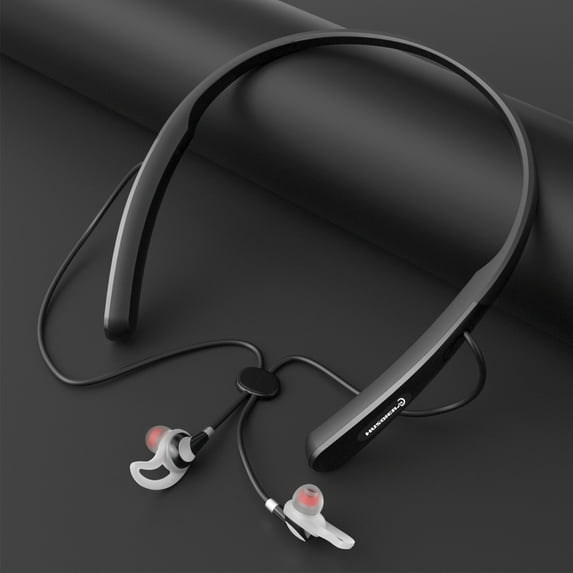 Back to School Gifts under $5 Running Sports Neck Bluetooth Headset In-Ear Ultra Listening Wireless Headphones on Clearance