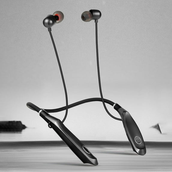 Back to School Gifts under $5 Wireless Bluetooth Headphones Neck Hanging In-Ear Type Sports Running Ultra-Long Life Headphones on Clearance