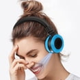 thumbnail image 1 of Back to School Gifts under $5 Wireless Bluetooth Headphones Over Ear With Light And Mic 8 Hours Of Use Foldable Headset on Clearance, 1 of 7