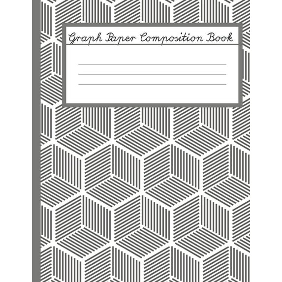 Back to School Graph Paper Composition Book 4x4 Graph Paper