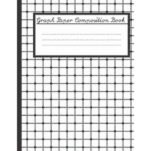 Back to School Graph Paper Composition Book 4x4 Graph Paper