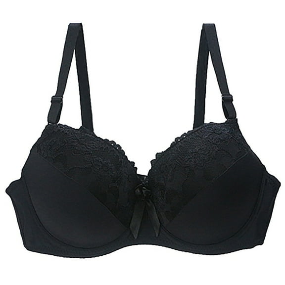 Back to School Jacenvly Ladies Push up Lace Bras(Women's & Juniors)