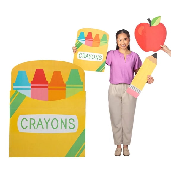 Back to School Party Photo Booth Decorating Kit