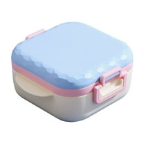 Anckoeil Portable Lunch Box with Compartments Microwaveable Student Lunch Box Work Lunch Box