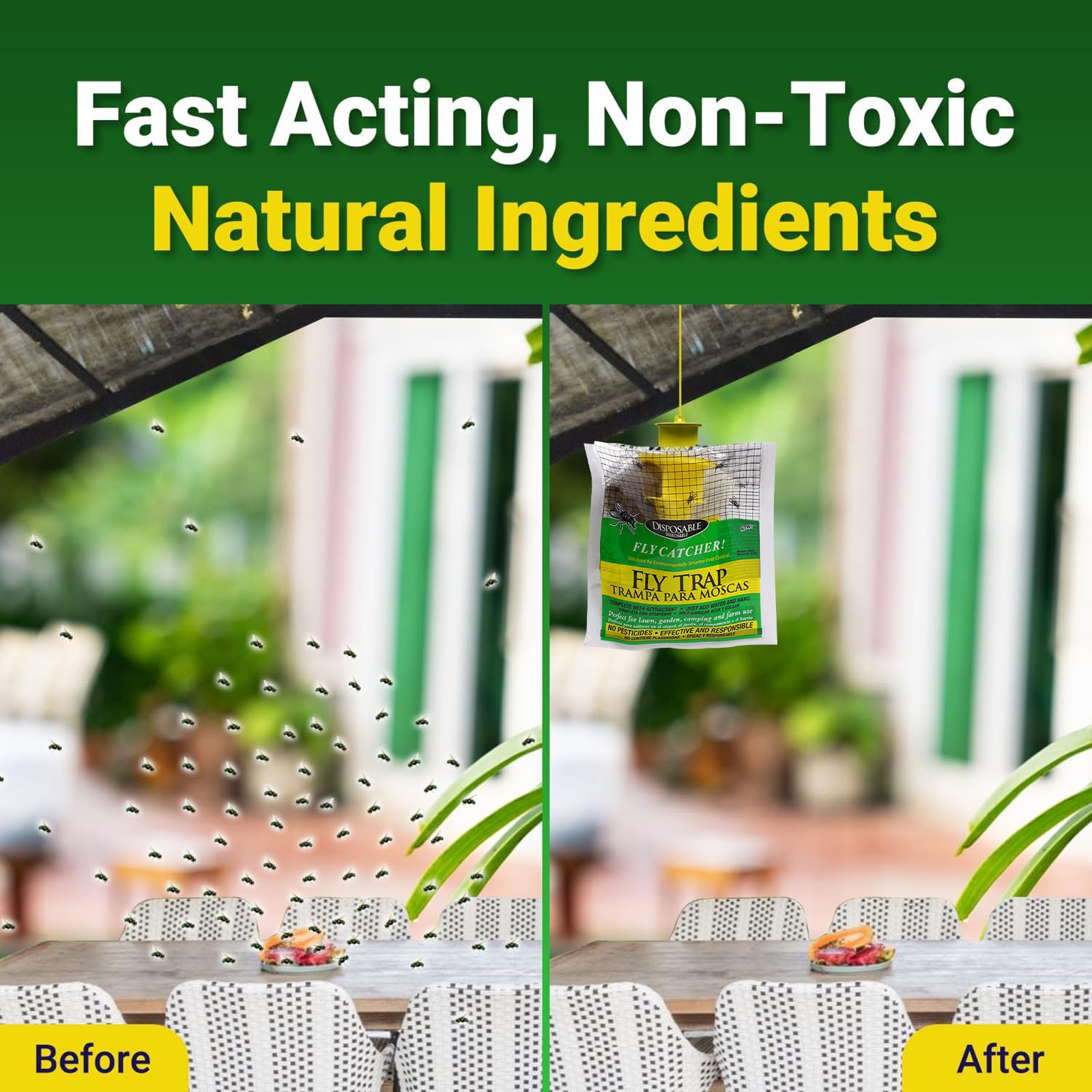 Back to School Sale Bee Catcher,Outdoor Bags (4 Pack) Disposable