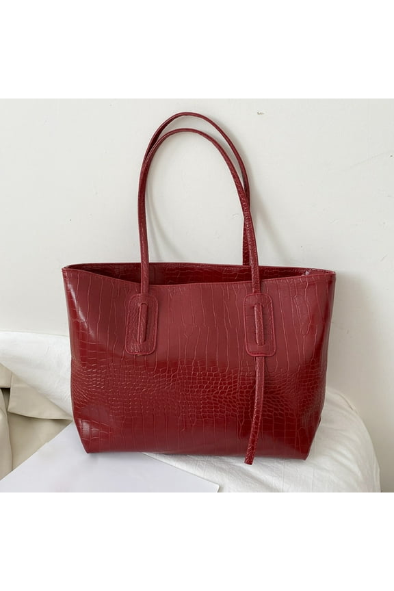 Back to School Saving! Feltree Shoulder Bags Ladies Satchel Fashion High Capacity Leather Handbag Single Shoulder Tote-bag