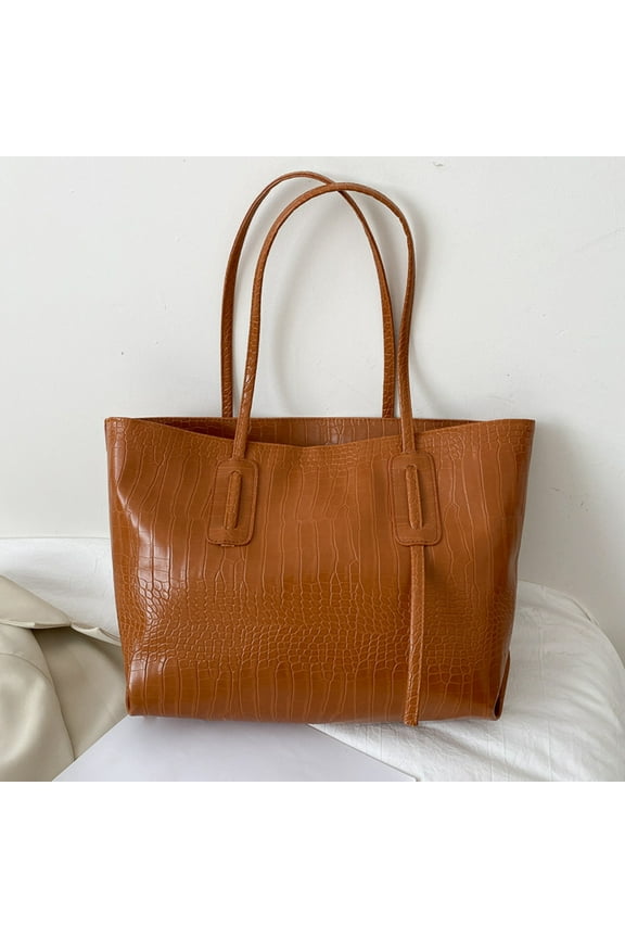 Back to School Saving! Feltree Shoulder Bags Ladies Satchel Fashion High Capacity Leather Handbag Single Shoulder Tote-bag