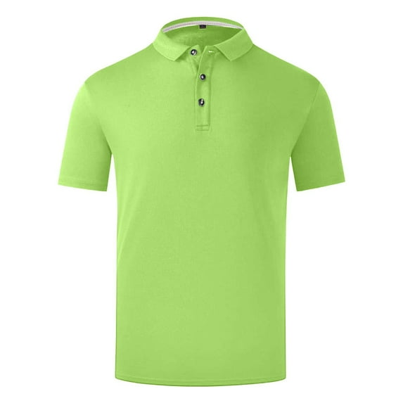 Back to School Savings! Ahuyic Women's Golf Polo T Shirts Sport Polo Shirt Lightweight Moisture Wicking Short Sleeve Shirt Quick Dry Green A M