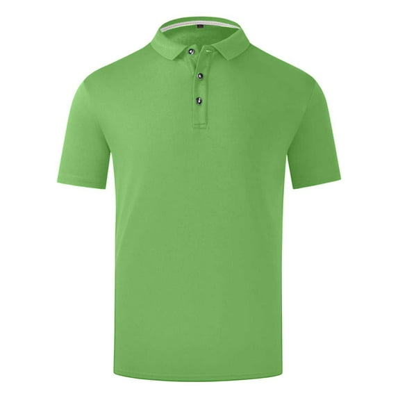 Back to School Savings! Ahuyic Women's Golf Polo T Shirts Sport Polo Shirt Lightweight Moisture Wicking Short Sleeve Shirt Quick Dry Green B 3XL