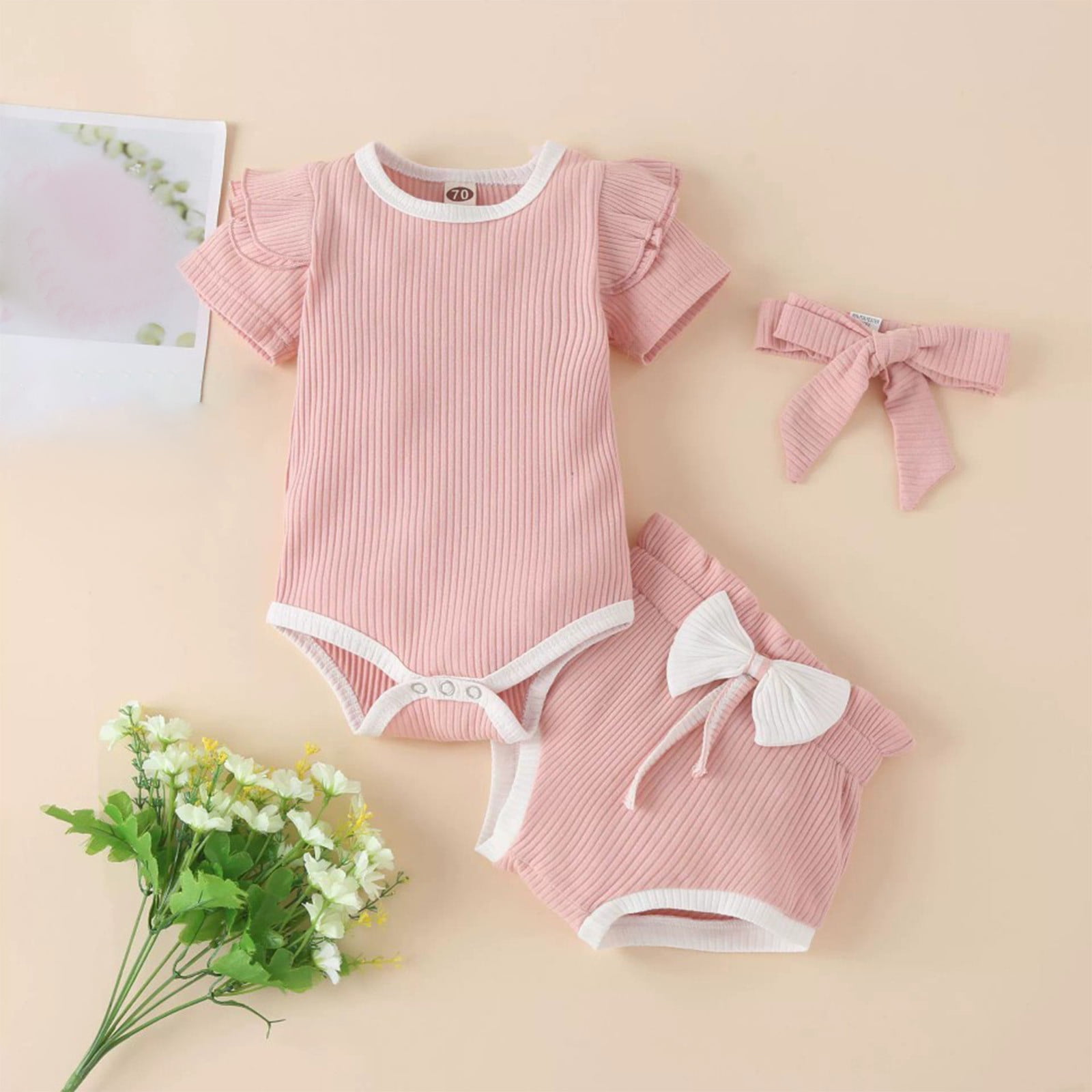 Back to School Savings! BXSRUTA Toddler Summer Outfit Sets Toddler Girl