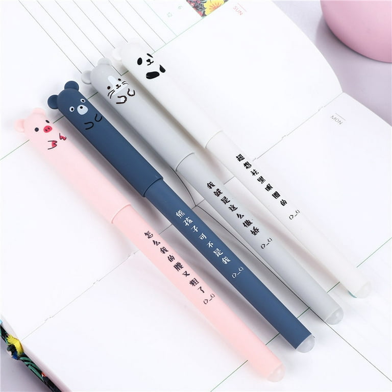 20Pcs/Lot Ballpoint Pen Cute Pens for Girls Wholesale Stationery Kawaii  Ballpen 4 Color Blue Fancy Set Aesthetic Funny Fine Line - AliExpress