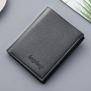 Back to School Savings! Dvkptbk Gift Bag Men's Wallet Short Vertical Ultra-Thin Wallet Bank Card Card Package Small Purse Gift Set