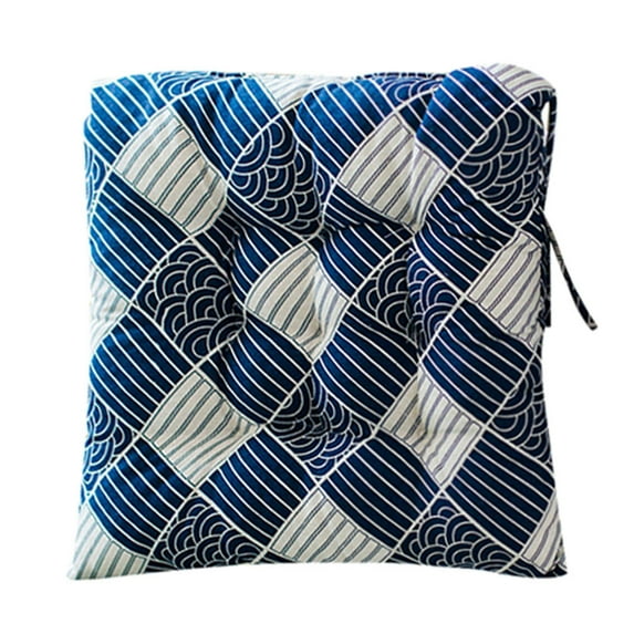 ESULOMP Outdoor Garden Patio Home Kitchen Office Sofa Chair Seat Soft Cushion Pad Blue, 40 x 40cm