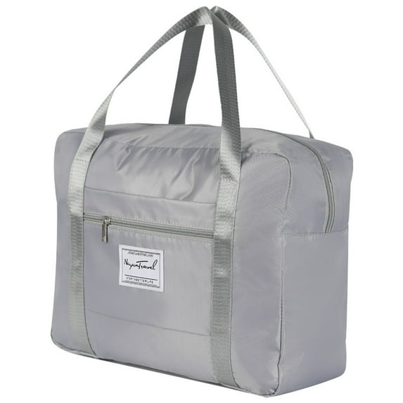 ESULOMP Womens Travel Bags Carry On for Women Sports Gym Bag Workout Duffel Bag Overnight Shoulder Bag Gray