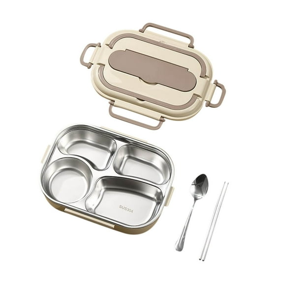 Back to School Savings! Fnyoxu Portable Stainless Steel Lunch Box,Insulation Box,Student Lunch Box,Outdoor Lunch Box