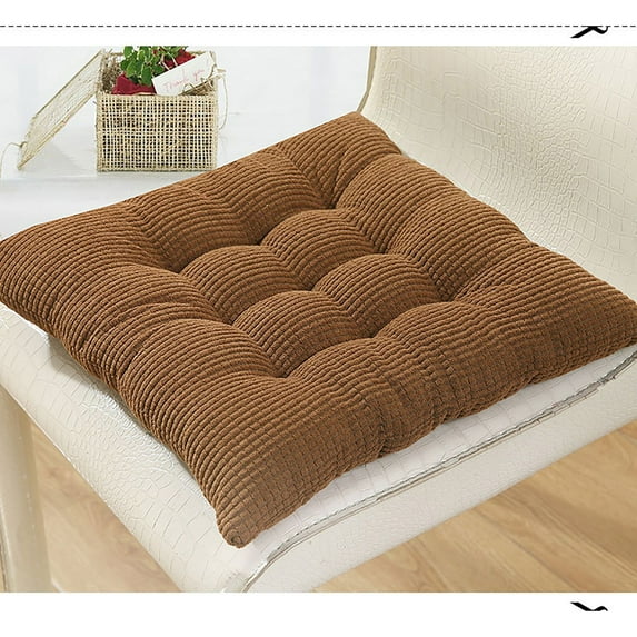 Back to School Savings! HBBKVI Indoor Outdoor Garden Patio Home Kitchen Office Chair Seat Cushion Pads 40 x 40cm, Coffee