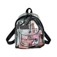 thumbnail image 1 of JOGZMZ Backpack, PVC Women Bag-transparent Backpack-plastic Cloth- Back Backpack- Candy Colored Student Bag- Large Capacity, 1 of 9