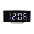 thumbnail image 1 of JOGZMZ Table Clock Large Screen LED Curved Screen Alarm Clock Intelligent Electronic Digital Clock for Bedroom office, 1 of 6