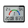 thumbnail image 1 of JOGZMZ Thin Electronic Clock, Digital Clock, Wall Mounted LCD Small Alarm Clock, Multifunctional Temperature Electronic Clock, 1 of 8
