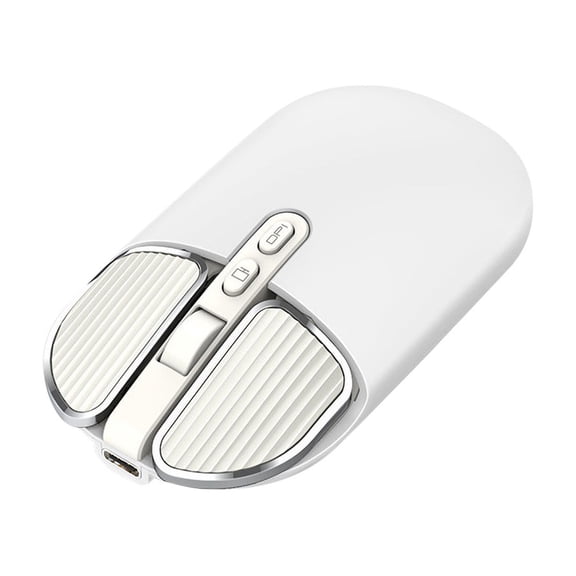 JOGZMZ Wireless Mouse Bluetooth+2.4G Dual Mode Mute Cute Laptop Computer Office Home Charging Mouse