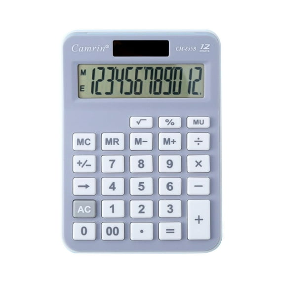 Back to School Scientific Calculator 12 Digits Large Display And Buttons Clear Large LCD Display Ideal For Office School Home And Business Use