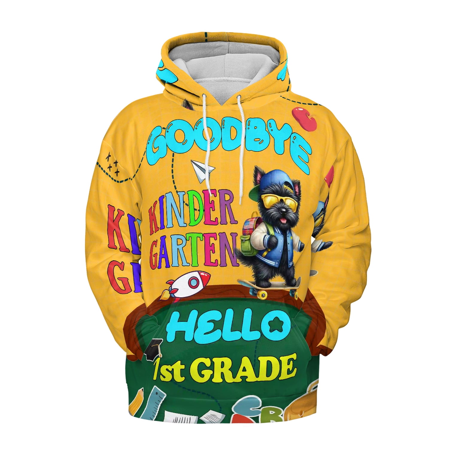Back to School Scottish Terrier Goodbye Kindergarten Hello 1st Grade Back to School Scottish Terrier Goodbye Kindergarten Hello 1st Grade