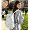 thumbnail image 1 of Back-to-School Season Bow Backpack Breast Cancer Ribbon Backpack, 1 of 5