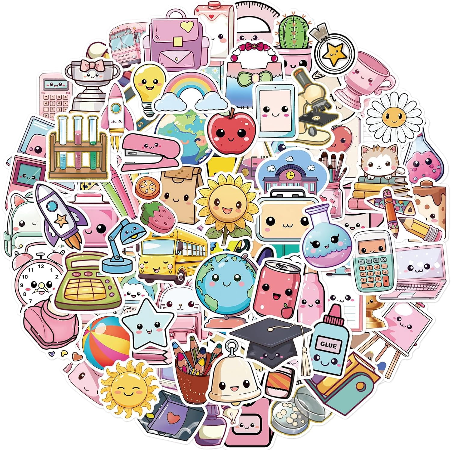 Back to School Stickers for Kids Bulk Vinyl First Day of School Teacher ...