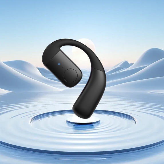 Back to School Supplies Clearance Business Bluetooth Headphones Single Ear OWS Open Ultra-long Battery Life Intelligent Noise Reduction