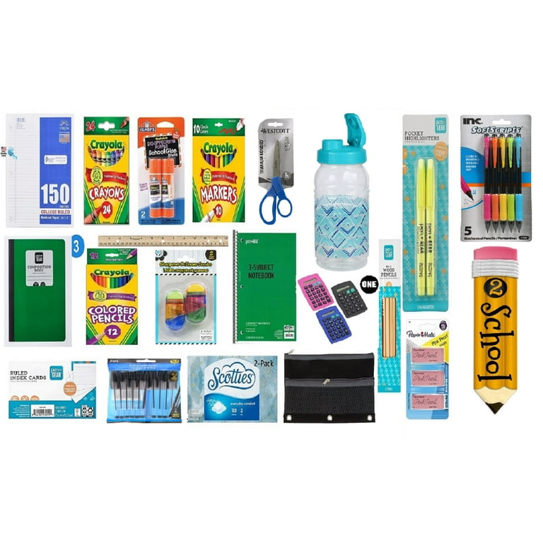 Back to School Supplies Essential Middle School Bundle - 4th Grade | 5th Grade | 6th Grade | 7th Grade