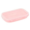 thumbnail image 1 of Back to School Supplies Savings!ESULOMP Folding Lunch Box Folding Silicone Lunch Box Microwave Lunch Box Portable Plastic Lunch Box, 1 of 2