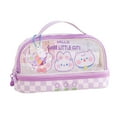 thumbnail image 1 of Back to School Supplies Under 1 Pencil Case Aesthetic Zipper Pencil Bag Big Capacity Pencil Pouch for Teen Girls Boys #1096, 1 of 5