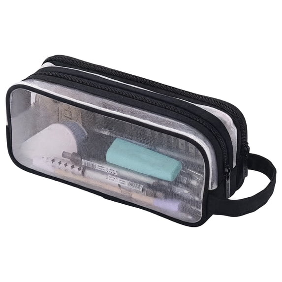 Back to School Supplies Under 1 Pencil Case Aesthetic Zipper Pencil Bag Large Stationery Organizer Bag for Girls Boys Students #1024