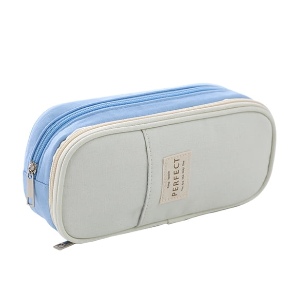 Back to School Supplies Under 1 Pencil Case Stylish Durable Versatile Zipper Pencil Case Big Capacity Pencil Pouch for Teen Girls Boys Students #19