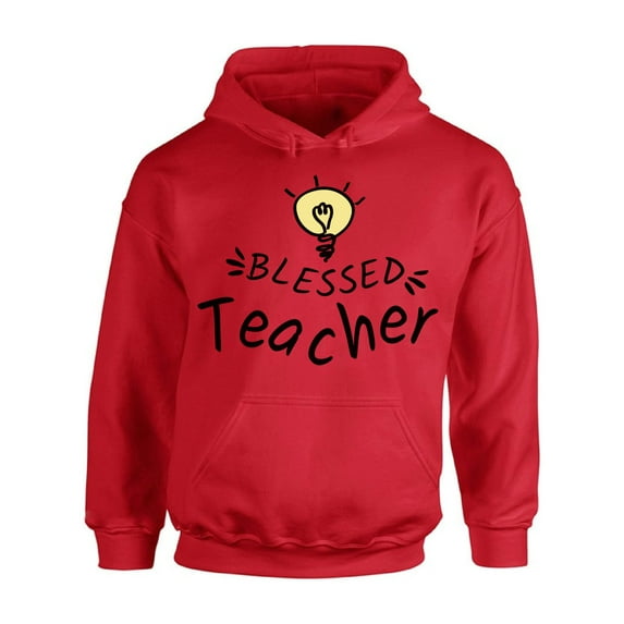 Back to School Teacher Hoodie Blessed Teacher Sweatshirt for Men School Theme Clothing Women's Hoodie Funny School Teacher Sweater