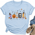 thumbnail image 1 of Back to School Teacher Shirt for Women Cute School Supplies Graphic Tee First Day of School Teacher Gift, 1 of 8