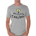 thumbnail image 1 of Back to School Teacher Shirts for Mens Blessed Teacher T Shirt Men School Theme Clothing Mens T-Shirt Funny School Teacher T Shirts, 1 of 4
