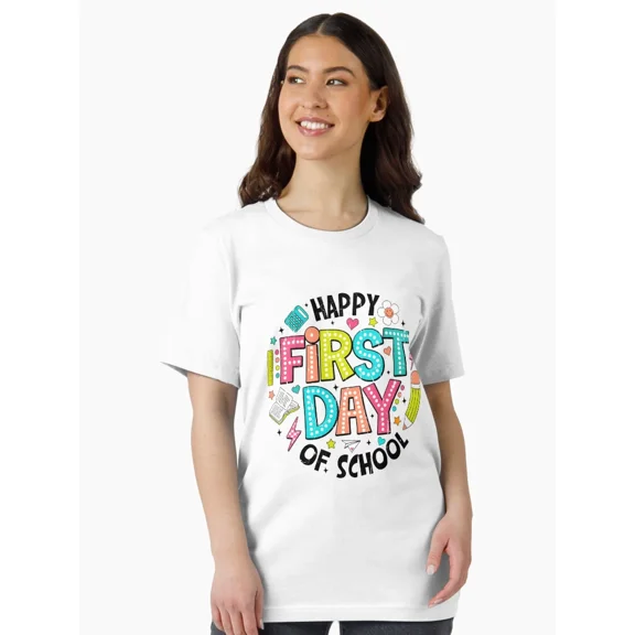 Back to School Teacher Tee First Day of School Shirt Teacher Appreciation Gift Idea
