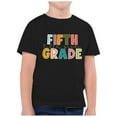 thumbnail image 1 of Back to School Tops for Girls and Boys Childrens Fashion Printed Round Neck Short Sleeve Casual T Shirt Top New Semester Gear, 1 of 4