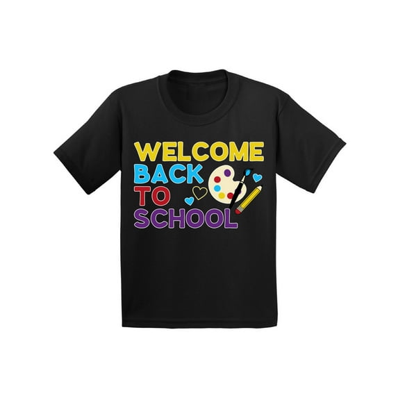 Back to School Youth Shirts for Kids Welcome Back to School T Shirt School Theme Clothing Girls Shirts Boys T Shirts Funny School Gifts for Children